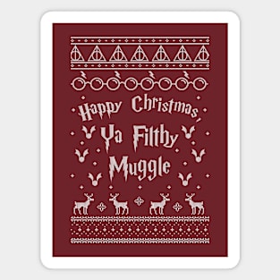 Wizarding Christmas Sweater (Jumper?) Magnet